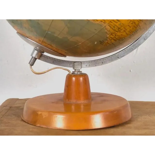 Vintage Rotating Globe, 1950 For Sale - Image 3 of 7