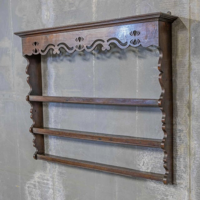 Antique Oak Wall Rack For Sale - Image 6 of 10