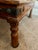19th Century Reclaimed Indian Door Coffee Table | Hand-Carved Sheesham & Embossed Brass For Sale - Image 4 of 10