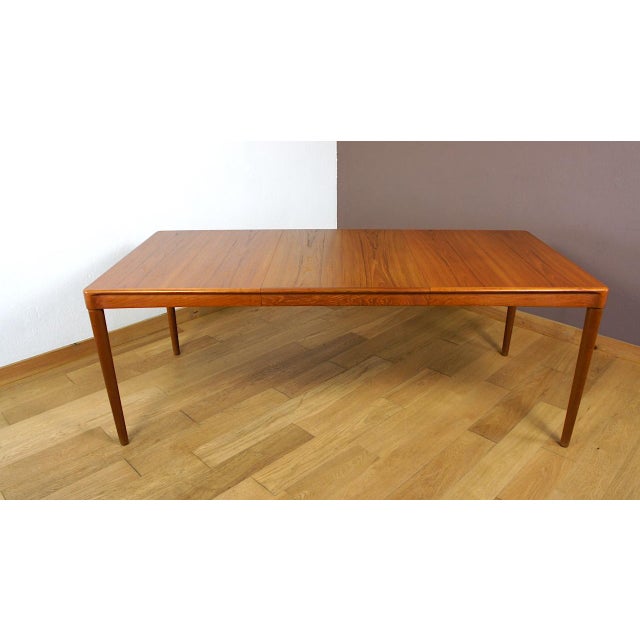 Brown Danish Teak Dining Table by Henry Walter Klein for Bramin, 1960 For Sale - Image 8 of 17