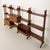 Brown Italian Four Bay Free Standing Wall Unit in the style of Gio Ponti, 1970s For Sale - Image 8 of 18