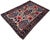 A wonderful antique Bakhtiar rug, woven circa 1910. The design features five large floral motifs interspersed with large...