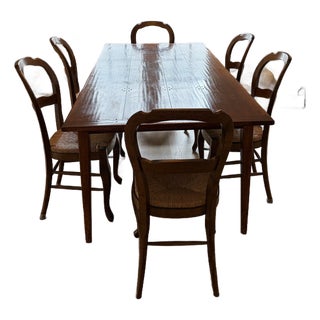 Pottery Barn Dining Room Table and Chairs For Sale