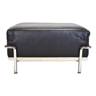 Contemporary Cassina Le Corbusier Lc2 Ottomans by Jeanneret Perriand For Sale