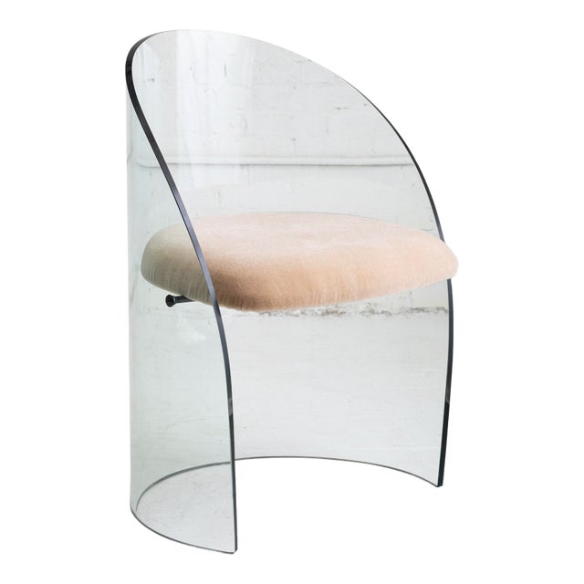 Sculptural Glass Chair by Fiam Italia For Sale
