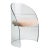 Sculptural Glass Chair by Fiam Italia For Sale