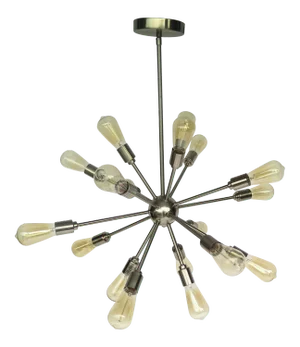 Italian Style Chrome Sputnik 14 Light Chandelier