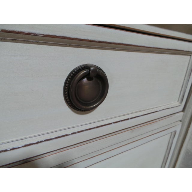 Gustavian (Swedish) Gustavian Style Unique 7 Drawer Dresser For Sale - Image 3 of 10