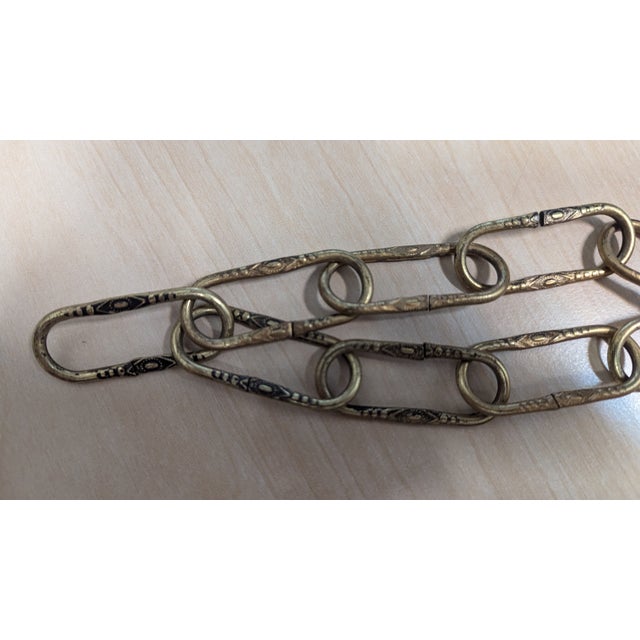 Metal 1940 French Tole Bronze With Ceramic Flowers Chandelier For Sale - Image 7 of 8