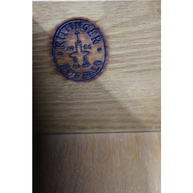 Late 20th Century Kittinger Mahogany Bachelor Chest – Colonial Williamsburg Collection For Sale - Image 12 of 12