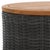 Spritely Home Anguilla Wicker Storage Outdoor Coffee Table, Dark Grey For Sale - Image 4 of 9