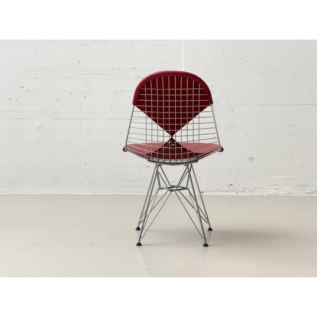 Red Bikini Model Chairs by Vitra with Red Leather, 1980s For Sale - Image 8 of 16