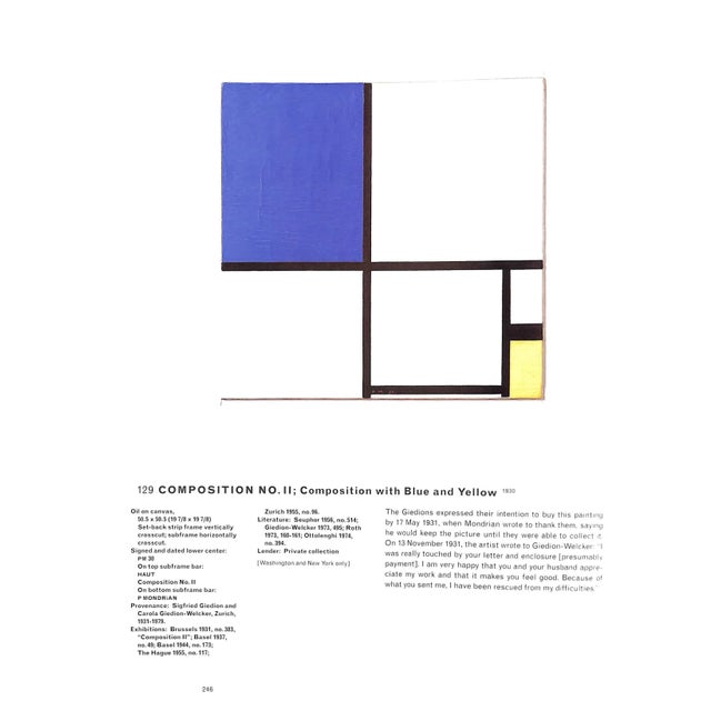 Traditional "Piet Mondrian 1872-1944" 1994 Bois, Yve- Alain; Joosten, Joop; Rudenstein, Angelica For Sale - Image 3 of 10