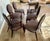 Purple Rare Set of 4, Authenticated, Barbara Barry for Baker Furniture Oval X-Back Chairs For Sale - Image 8 of 15