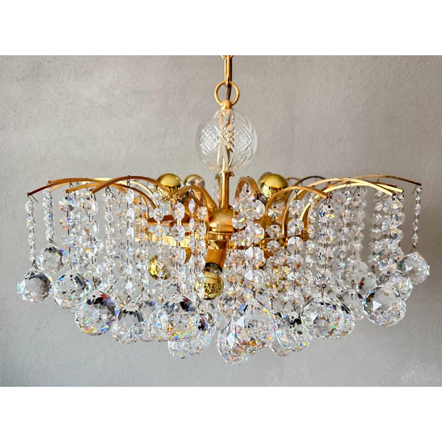 Vintage Chandelier by Christoph Palme, 1970s For Sale - Image 10 of 14
