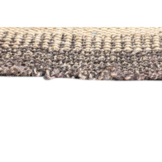 Red Antique Handwoven Gabbeh Palas Textile Art 3'3" X 3'10" For Sale - Image 8 of 10