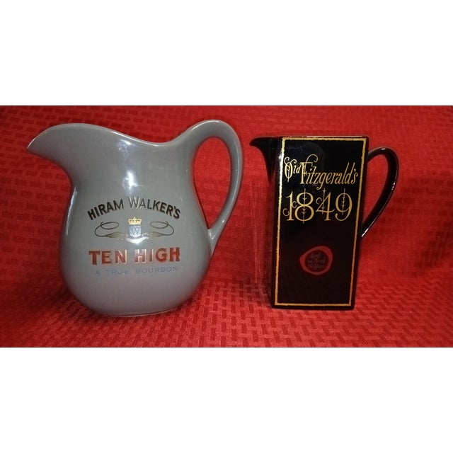 Late 20th Century Nine Bourbon Whiskey Pitchers, All Different For Sale - Image 5 of 9