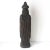 Brown Vintage Carved Wood Monk Sculpture, Japanese Shou Sugi Ban Burned Wood For Sale - Image 8 of 10
