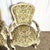 French Provincial Style Foliage Patterned Arm Chairs - A Pair For Sale In Miami - Image 6 of 9