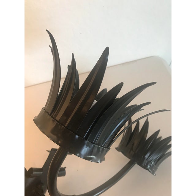 1920s Gothic Style 2-Light Electrified Sconces - a Pair For Sale - Image 11 of 13