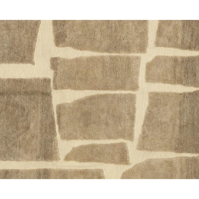 Contemporary Hand-Knotted Wool Premium Rug by Azele Studio For Sale - Image 3 of 10