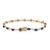 Chic Wedding 14k Yellow Gold Blue Sapphire Bracelet For Sale - Image 4 of 12