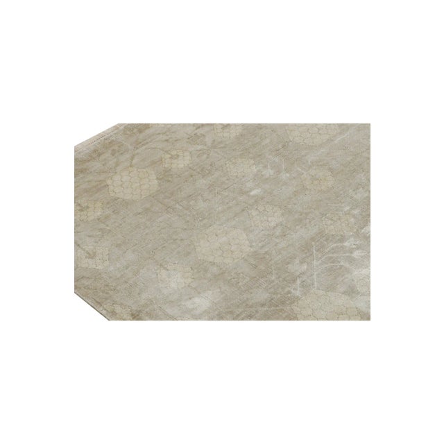 Rug & Kilim’s Khotan Samarkand Style Rug With Beige-Brown Pomegranate Patterns For Sale In New York - Image 6 of 8