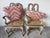 1970s Palm Beach Queen Anne–Style Carved Wood & Cane Dining Chairs — Set of 5 For Sale - Image 11 of 12