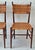 Teak Dining Chairs with Patinated Cane Seats and Backs after Gio Ponti, Italy, 1950s, Set of 4 For Sale - Image 6 of 16
