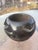 American 1990s Black Pot by Santa Clara Potter Sophie Cata with Incised Arrow Pattern For Sale - Image 3 of 6