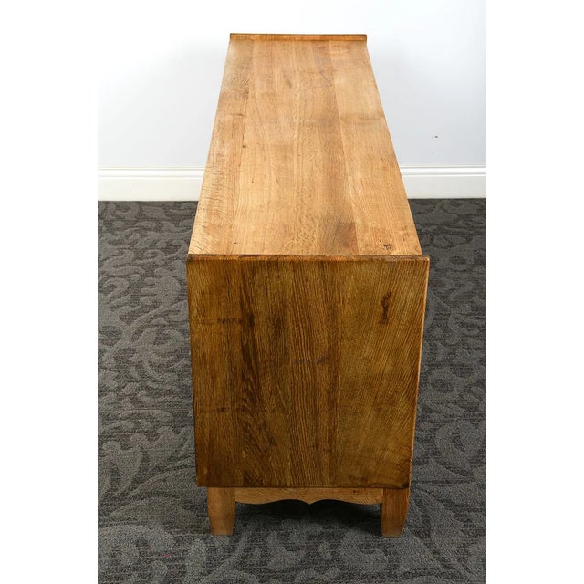 Vintage 1970s Danish Oak Sideboard in the Style of Henning Kjærnulf For Sale - Image 9 of 14
