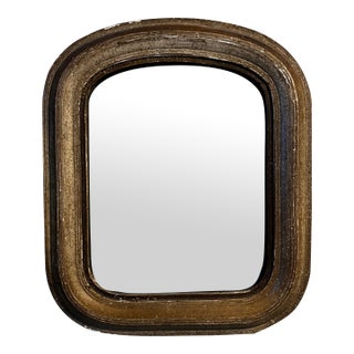 Antique Framed Small Handmade Mirror For Sale
