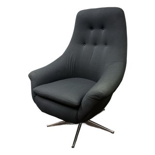 Vintage Mid Century Modern Swivel Chair For Sale