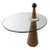 1980s Post Modern Marble & Glass Table in the Manner of Ettore Sottsass For Sale
