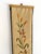 Exceptional needlepoint embroidery bell pull with mallard duck and cattail motif. Backed with velvet and finished with...