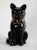 Midcentury French Glazed Ceramic Black Cat For Sale In New York - Image 6 of 11