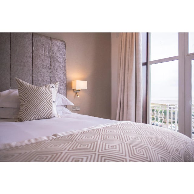 Art Deco Brushed Nickel Wall Light With Shade For Sale - Image 3 of 4