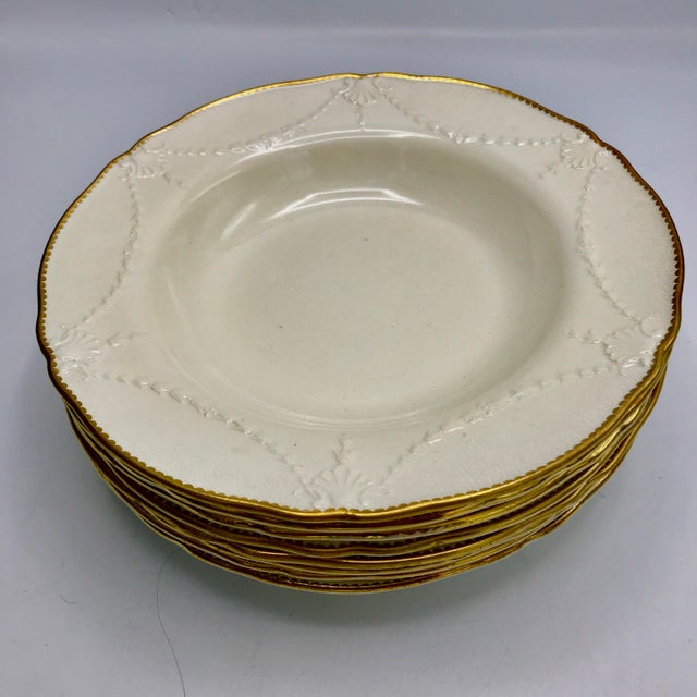 Highly collectible 19th Century Ironstone rimmed bowls from Minton(s) are in amazing shape for their age. These bowls are...