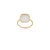 Metal 4.28 Ctw Bezel Set Chalcedony Gemstone Rings in 14k Solid Yellow Gold Size 7 For Sale - Image 7 of 9