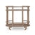 Coastal Style Bar Cart in Light Wood For Sale In Greensboro - Image 6 of 9