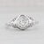 This beautiful ring is done in an antique filigree style though it is not an actual antique piece. Gemstone Information: -...