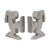 Metal La Linea Bookends by Osvaldo Cavandoli, 1970s, Set of 2 For Sale - Image 13 of 16