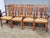 Set of 8 Stickley Chippendale Solid Cherry Dining Chairs Leather Seats Made Usa For Sale - Image 10 of 15