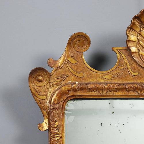 Italian Mirror in Carved and Gilded Wood For Sale - Image 5 of 13