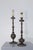 Vintage Art Deco Italian Bronze Candlesticks Table Lamps, 1930, Set of 2 For Sale - Image 9 of 13