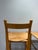 1970s Set of 3 Danish Modern Style Oak Counter Stools With Rush Seats For Sale - Image 9 of 15