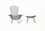 Set of Bird Chair with Ottoman attributed to Harry Bertoia for Knoll, 1960s For Sale - Image 5 of 15