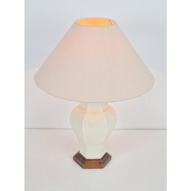 1970s Vintage Ceramic Table Lamp, 1970s For Sale - Image 5 of 10
