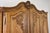 Vintage French Louis XVI Style Carved Oak 4-Door Wardrobe For Sale - Image 5 of 13