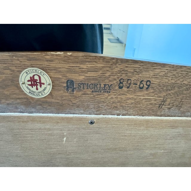 This elegant Stickley Mission Collection Mirror exemplifies the brand’s renowned Arts & Crafts craftsmanship. Crafted from...